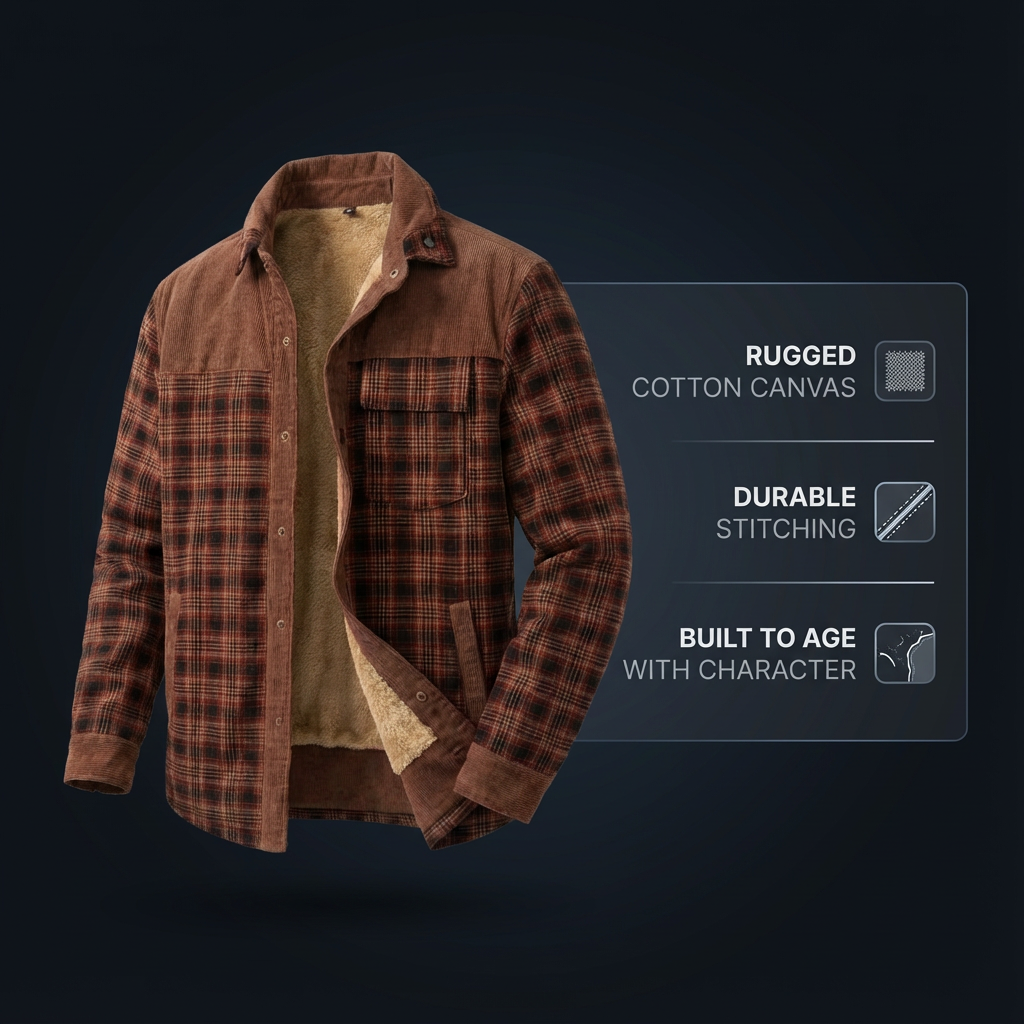 KAVIAR Highland Sherpa Overshirt