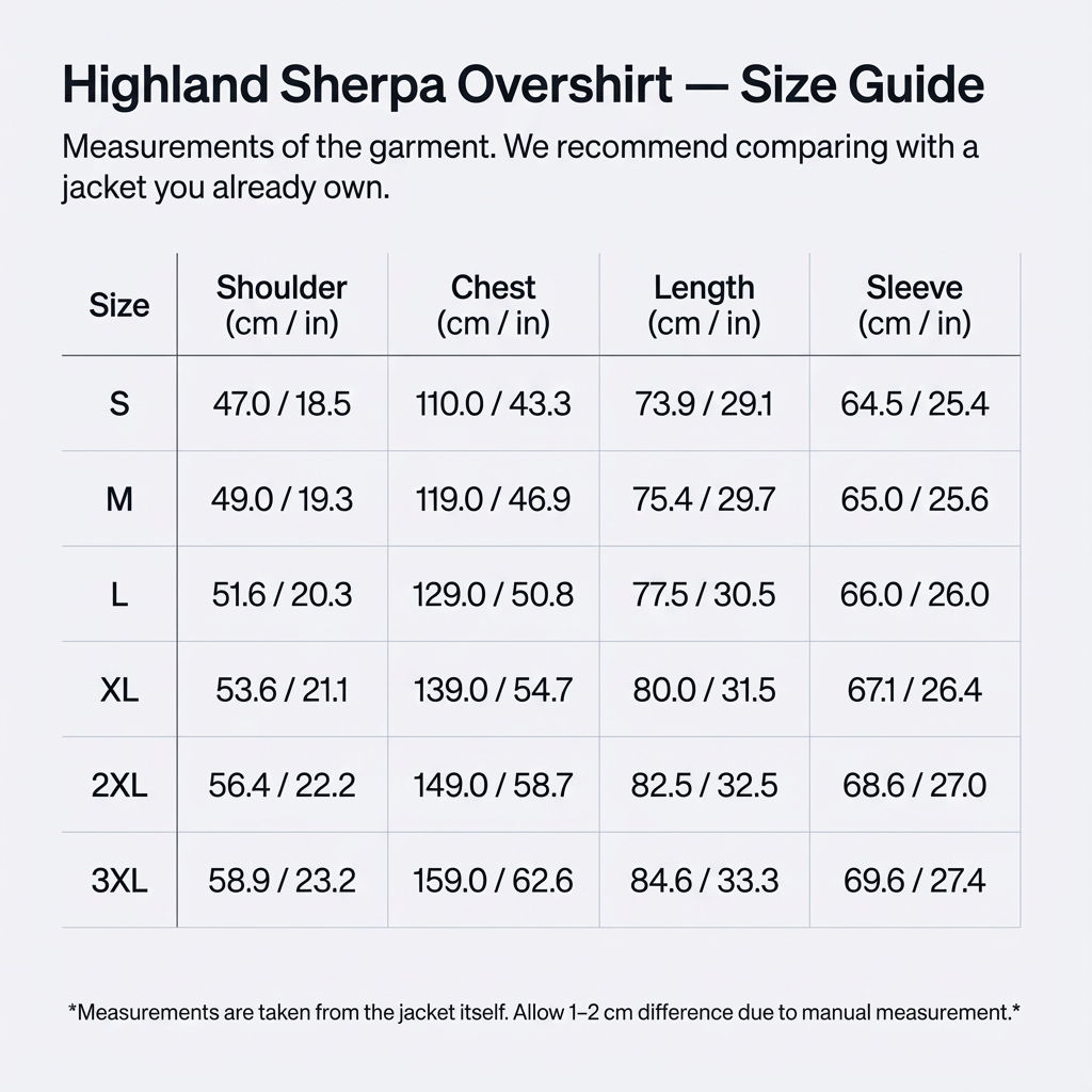 KAVIAR Highland Sherpa Overshirt